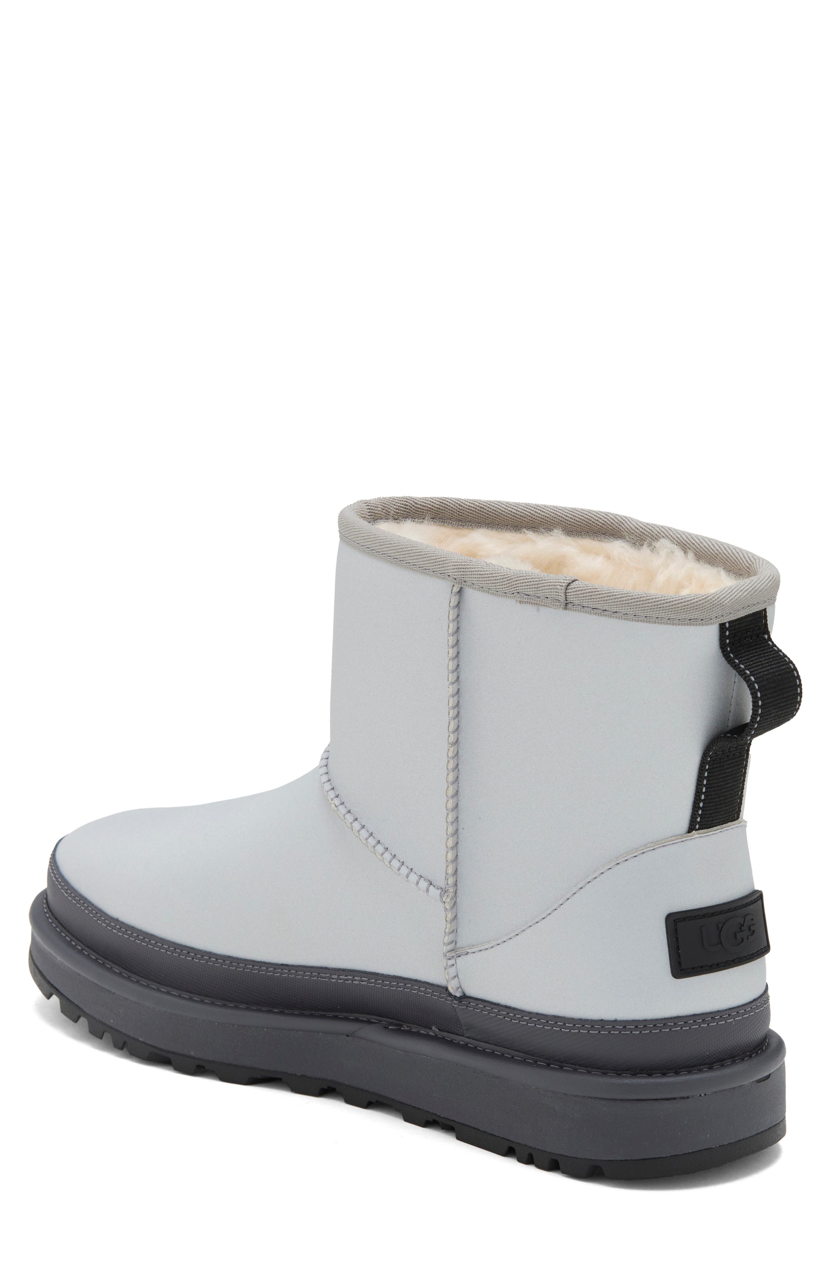 Classic Mini Reflective Leather Boot