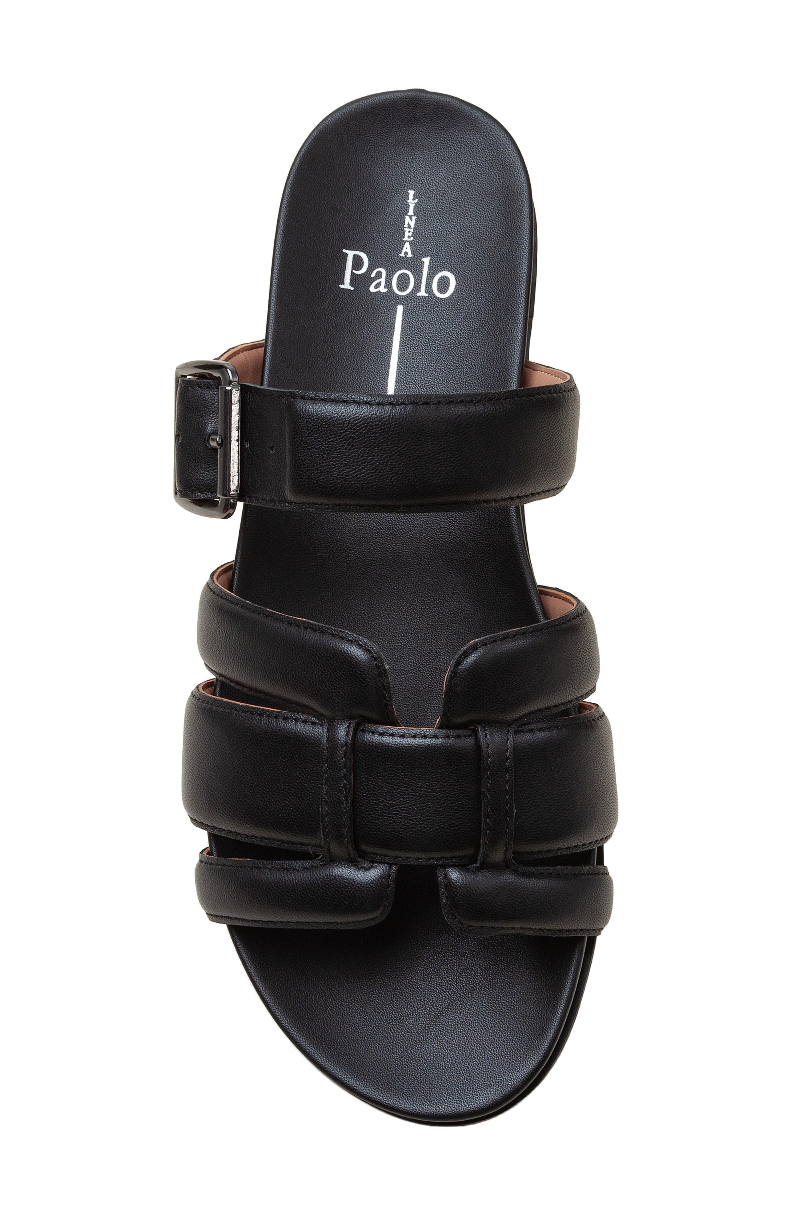 Linea Paolo Rosalie Sandal, Alternate, color, Black