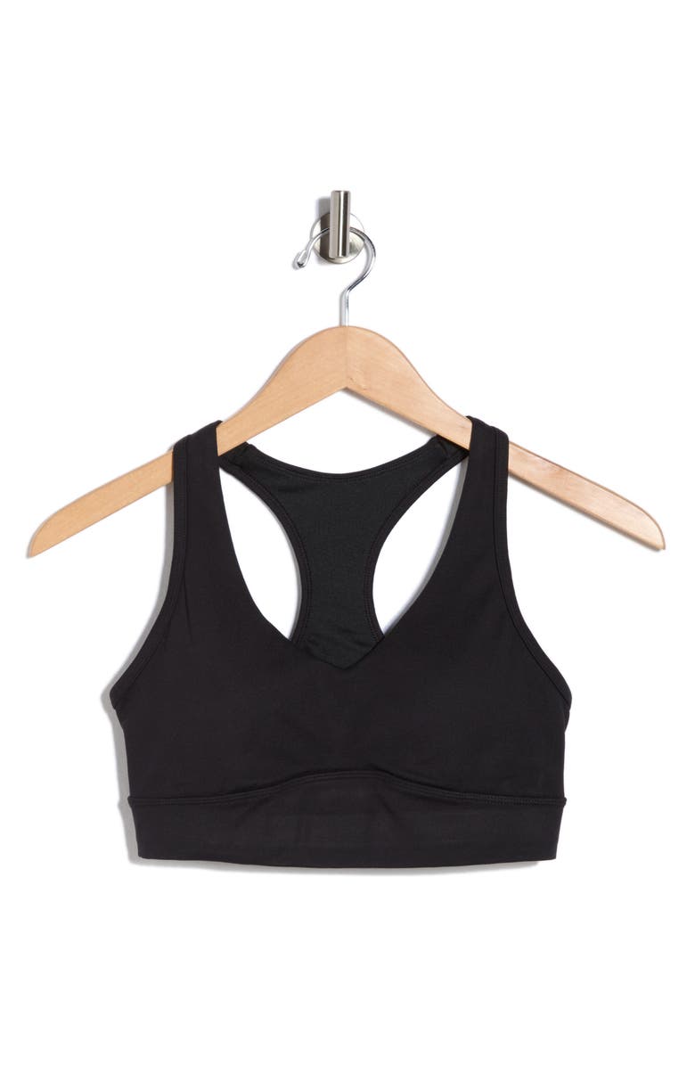 MARIKA Rubina Racerback Sports Bra, Main, color, Black