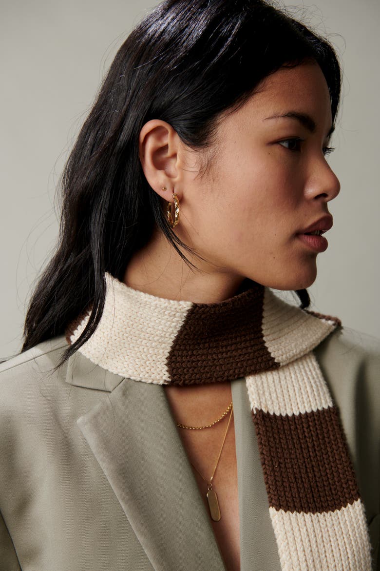 Elliot Textured Hoops, Alternate, color, Recycled Gold Vermeil