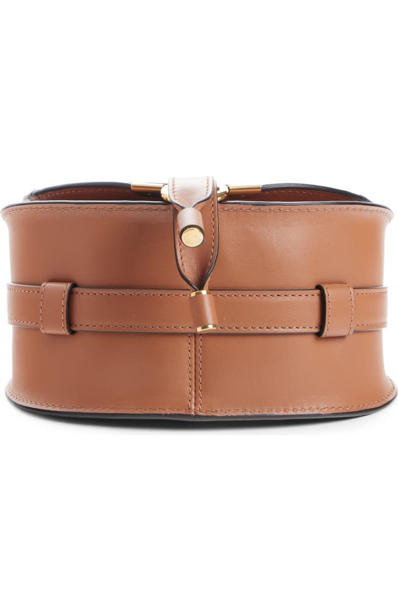 Chloé Marcie Leather & Suede Patchwork Crossbody Bag, Alternate, color, Dusty Tan