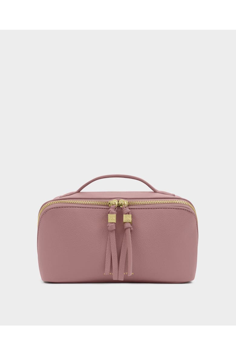 Soho Medium Makeup And Toiletry Bag in Deep Rose, Alternate, color, Deep Rose