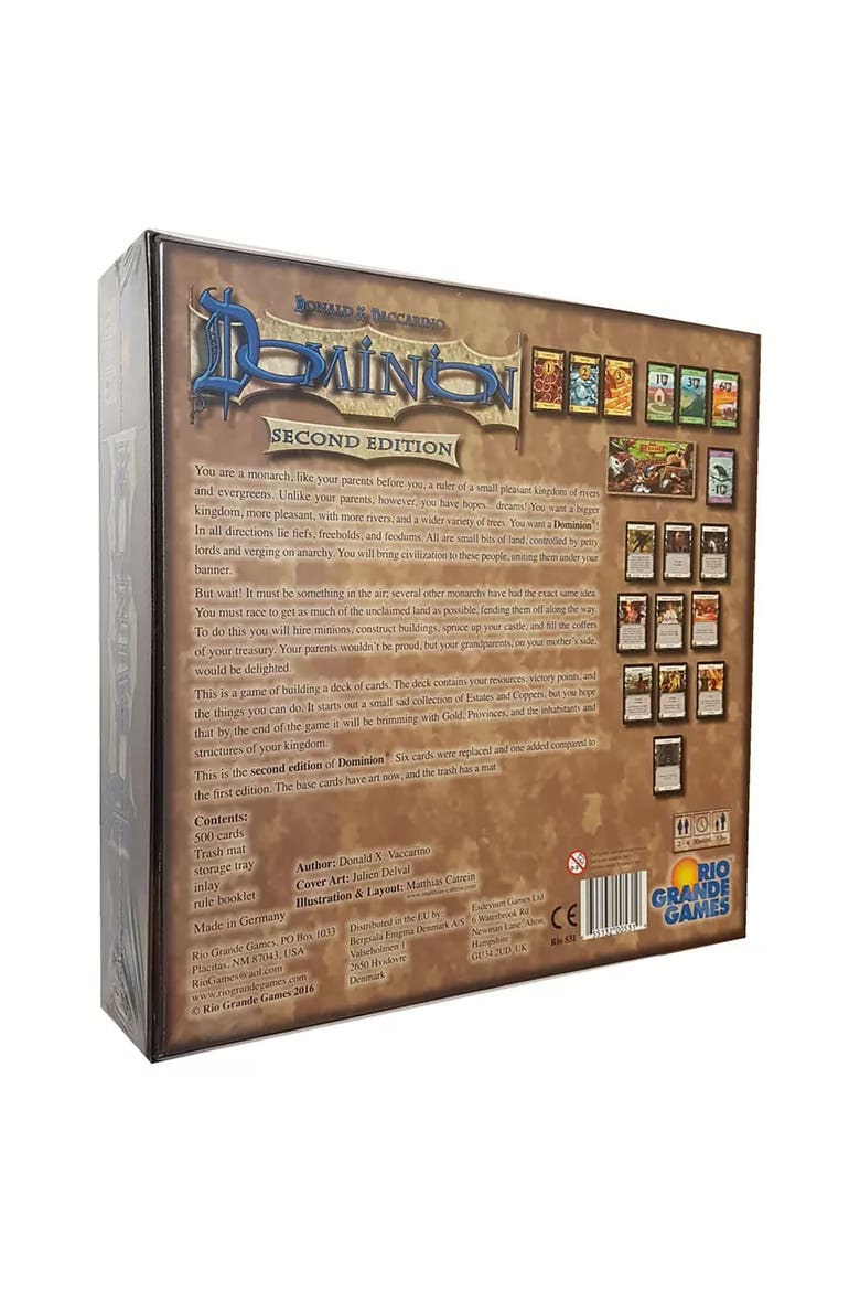Dominion 2nd Edition Board Game, Alternate, color, Multicolored