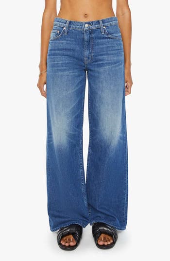 Mother The Spinner Sneak High Waist Wide Leg Jeans