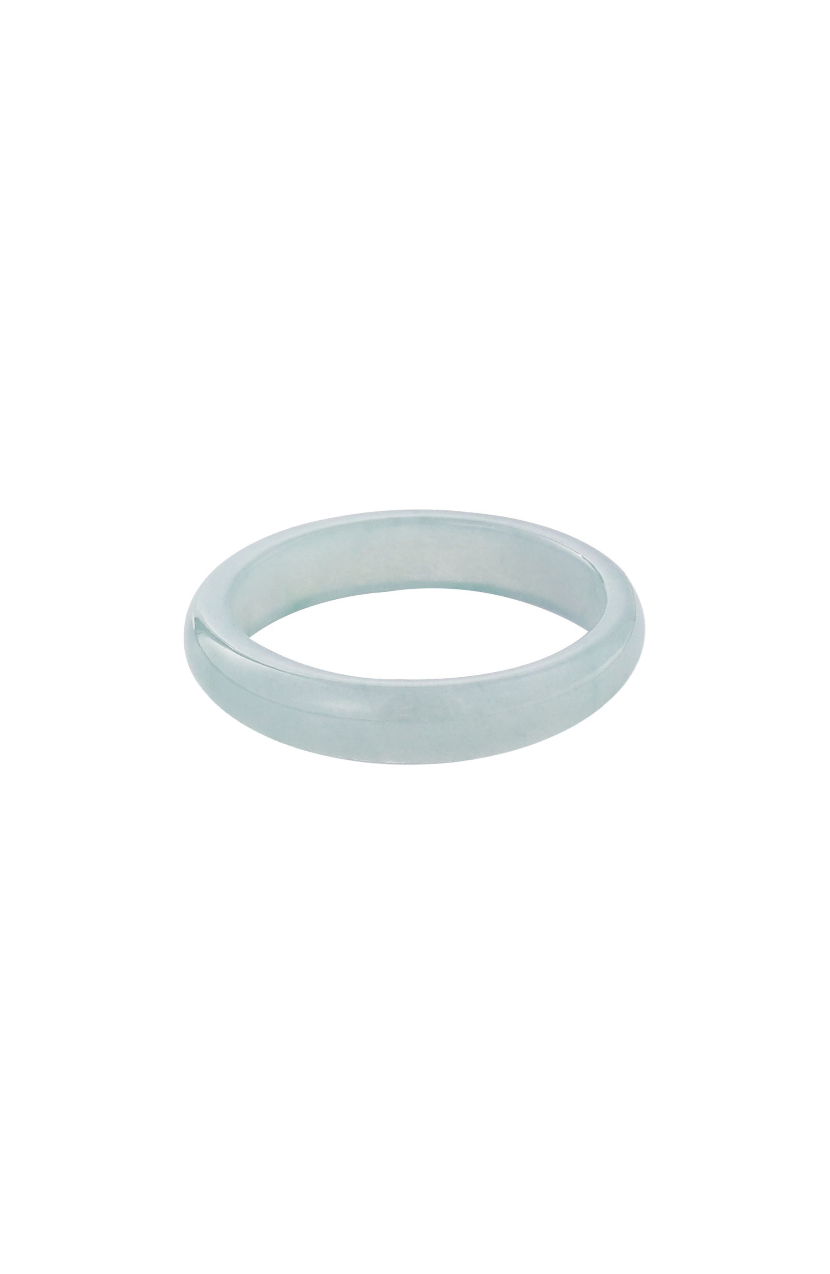 Natural Jade Band Ring