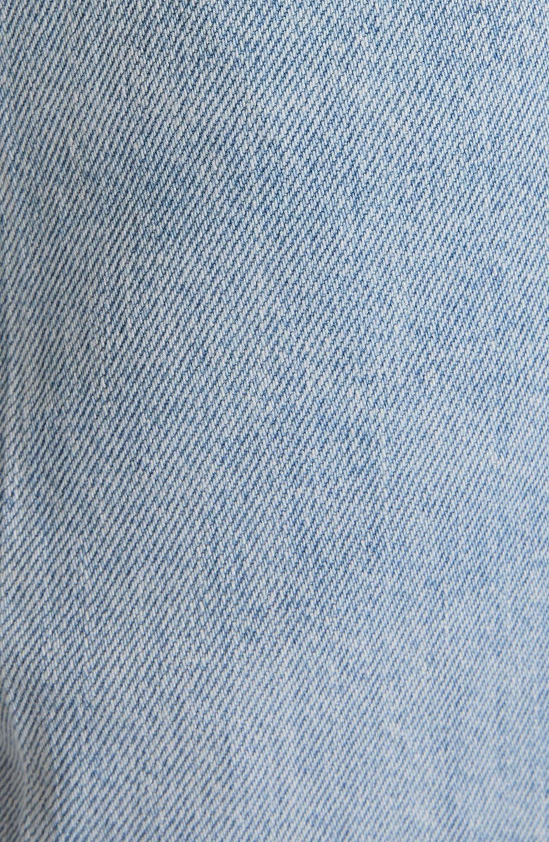 Valentino Garavani Contrast Border Straight Leg Jeans, Alternate, color, Denim