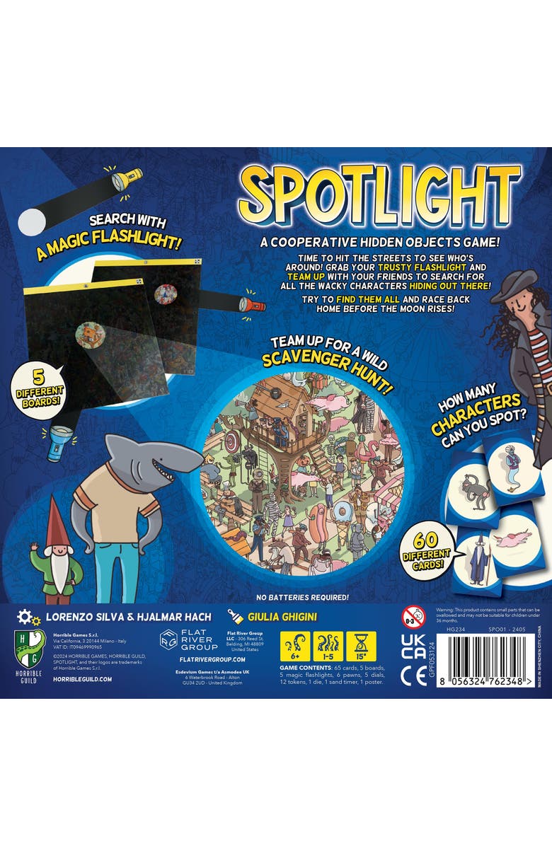 Horrible Guild Spotlight Family Board Game, Ages 6+, Alternate, color, 