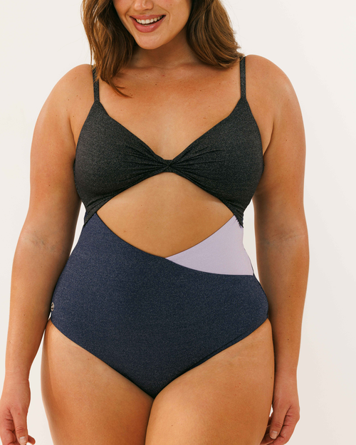 Biliblond Onepiece Zodiak Blue Lurex In Blue