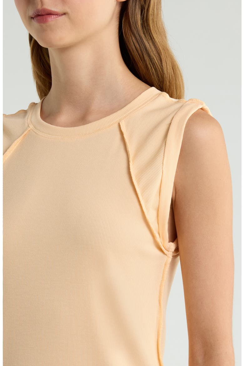 Love My Twist Muscle Tee, Alternate, color, PINA COLADA