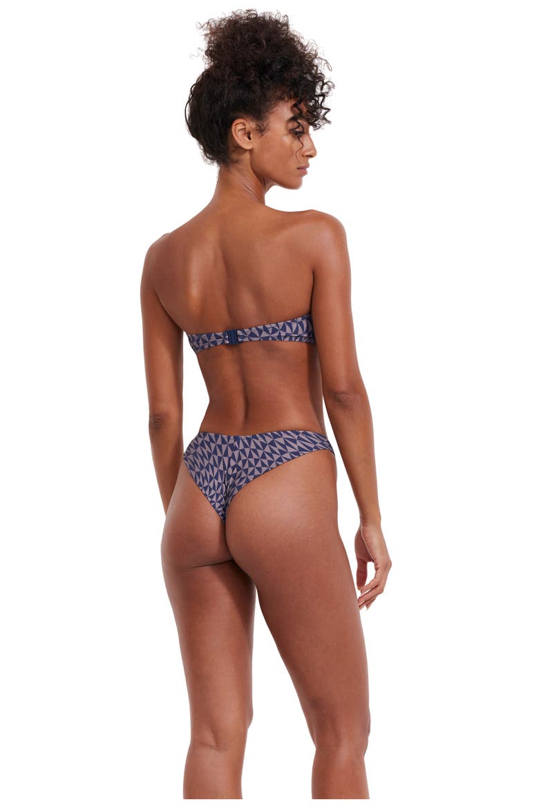 Midnight Magic Bandeau Wire Swim Top, Alternate, color, MULTI