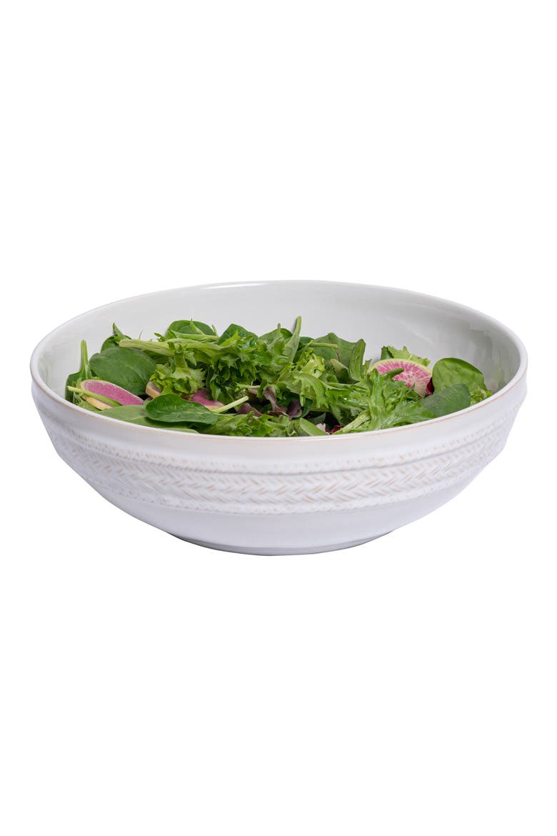 Le Panier Round Ceramic Serving Bowl, Alternate, color, WHITEWASH