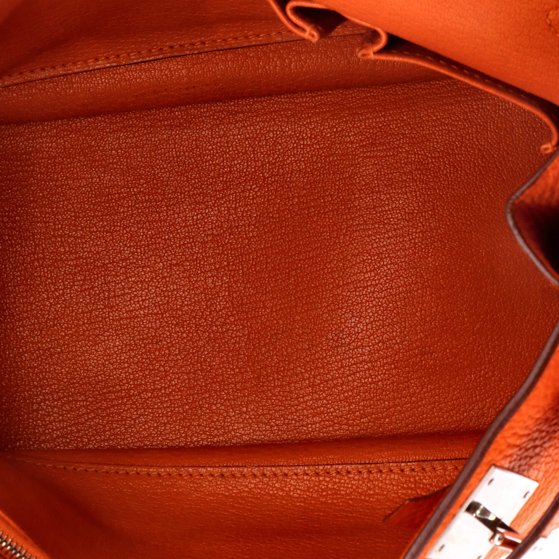 Pre-Owned Hermes Jypsiere Bag Clemence 28, Alternate, color, Orange H