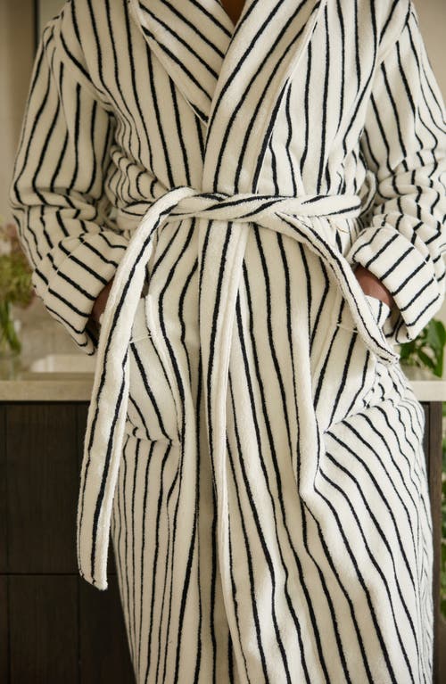 Cozy Earth Stripe Luxe Terry Robe