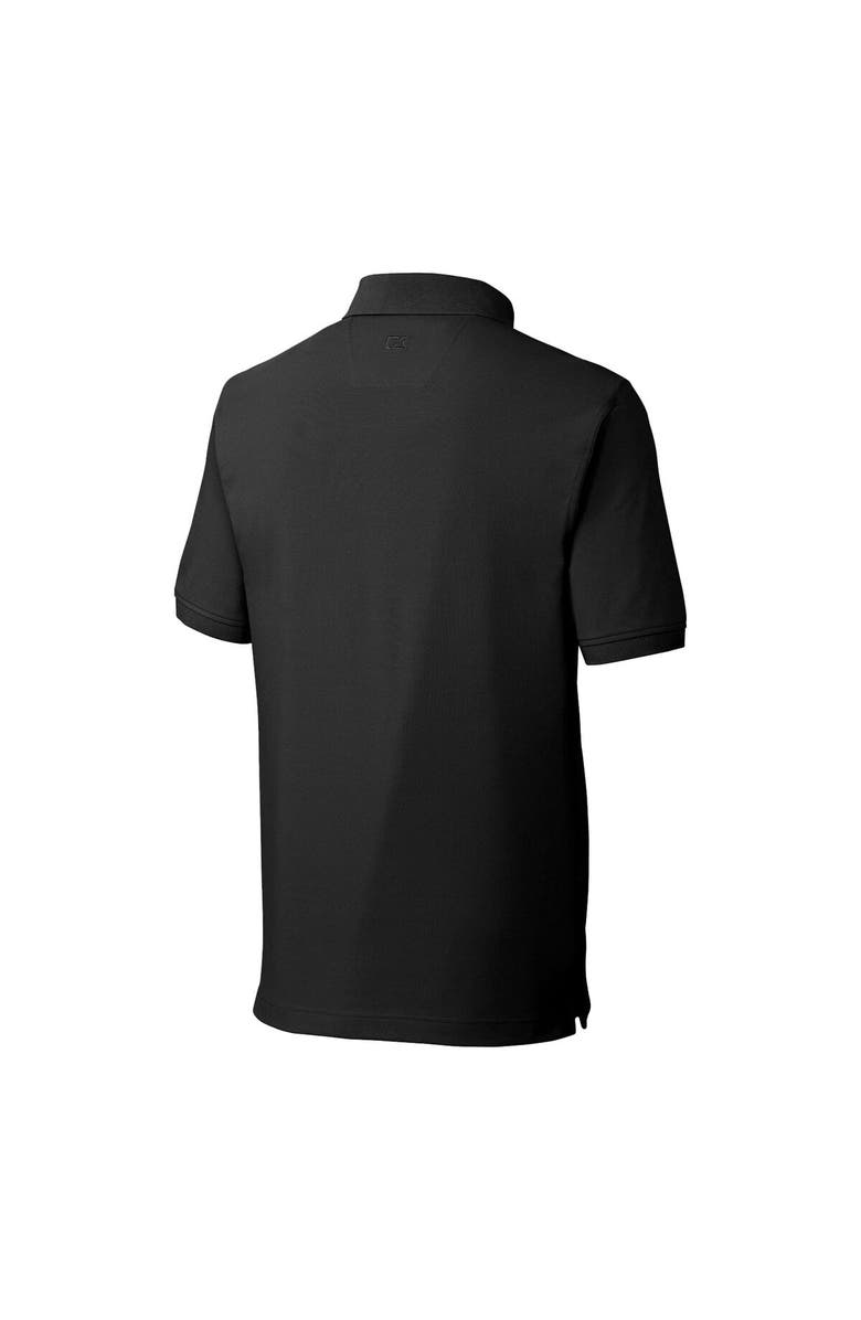 Cutter & Buck Men's Cutter & Buck Black Cincinnati Bengals Advantage Tri-Blend Pique Big & Tall Throwback Polo, Alternate, color, 