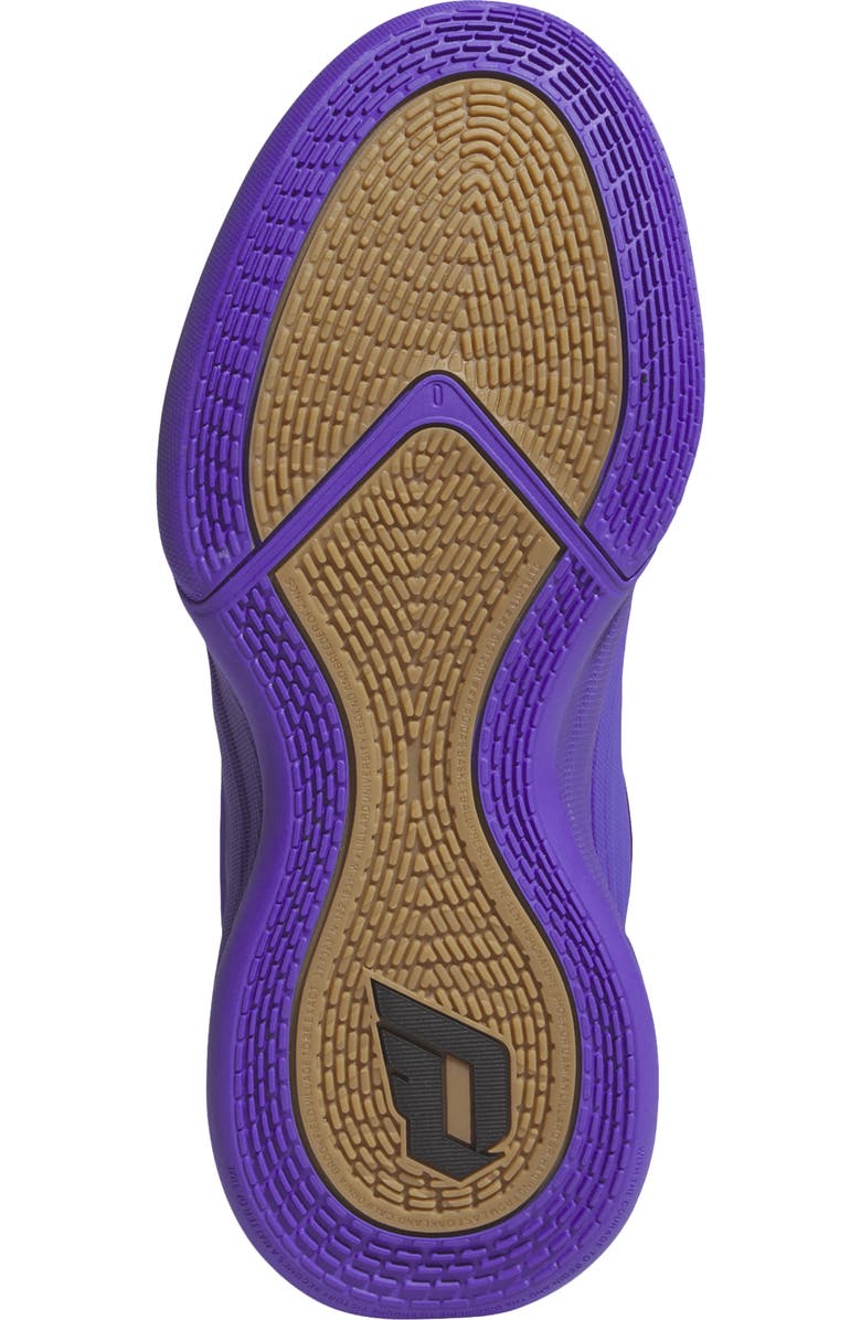 adidas Kids' Dame X Basketball Shoe, Alternate, color, Purple Rush/Black/Court Green