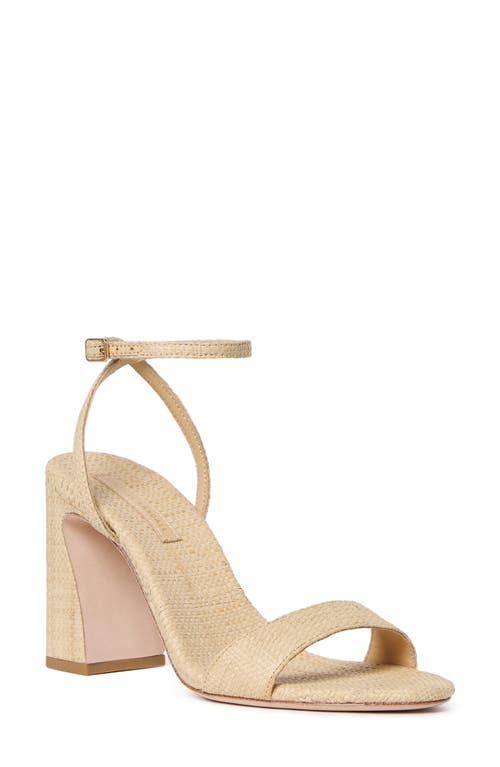 Loeffler Randall Malia Raffia Curved-heel Sandals