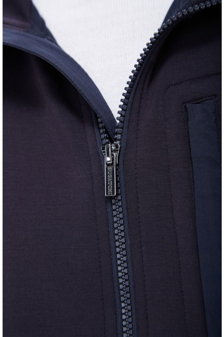 Hooded Long Sleeve Knit Top, Alternate, color, NAVY