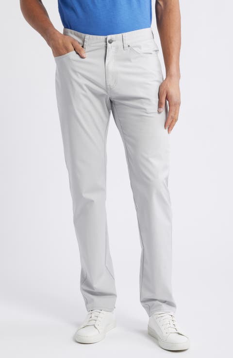 Crown Comfort Signature Sateen Five-Pocket Pants (Regular & Big)