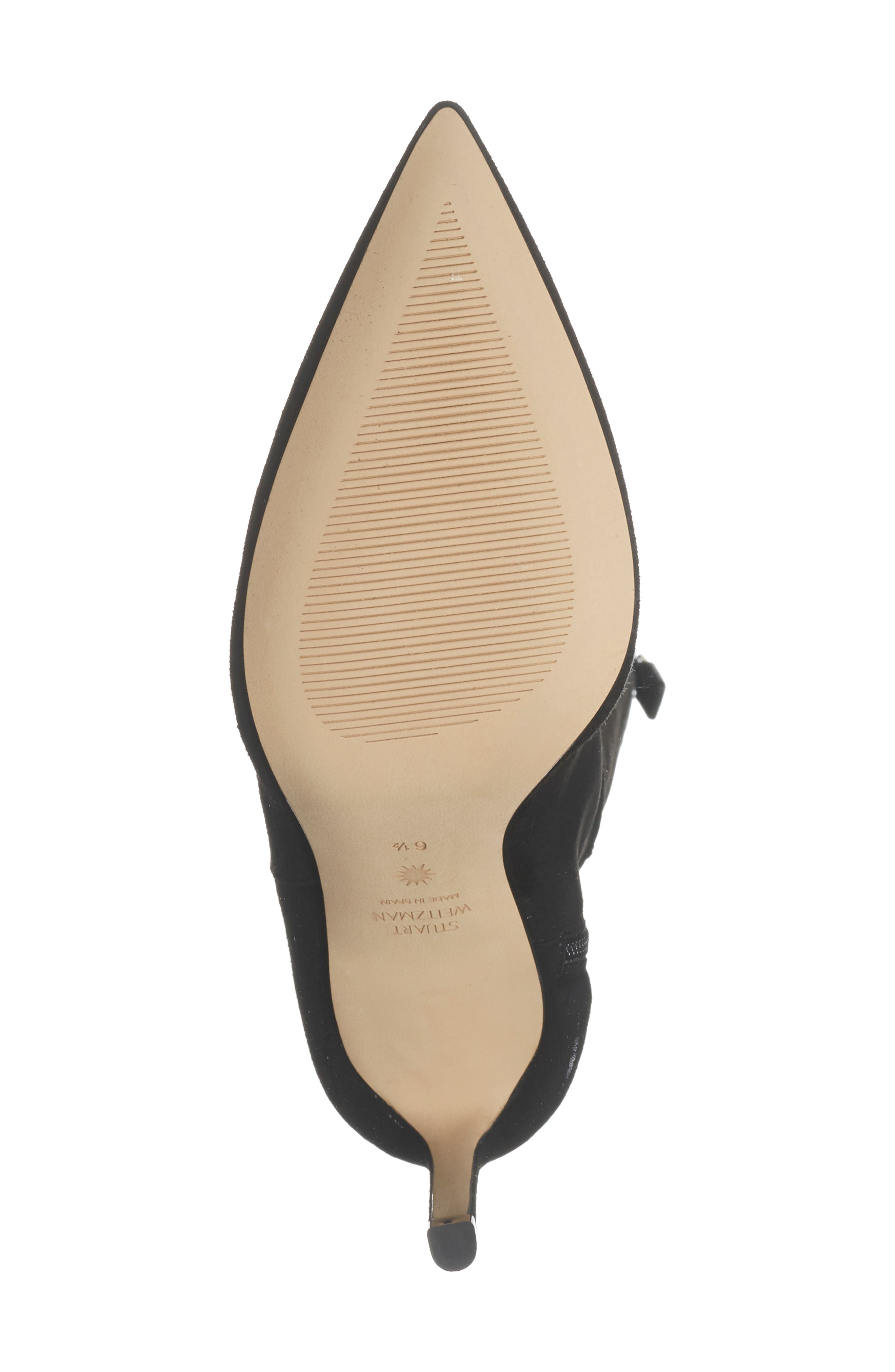Stuart Weitzman Avenue Stiletto Boot, Alternate, color, Black