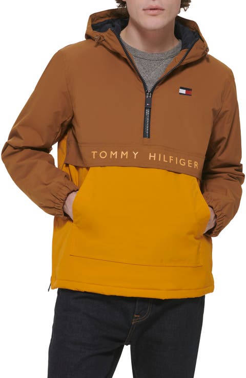 Water Resistant Hooded Fleece Lined Anorak Jacket
