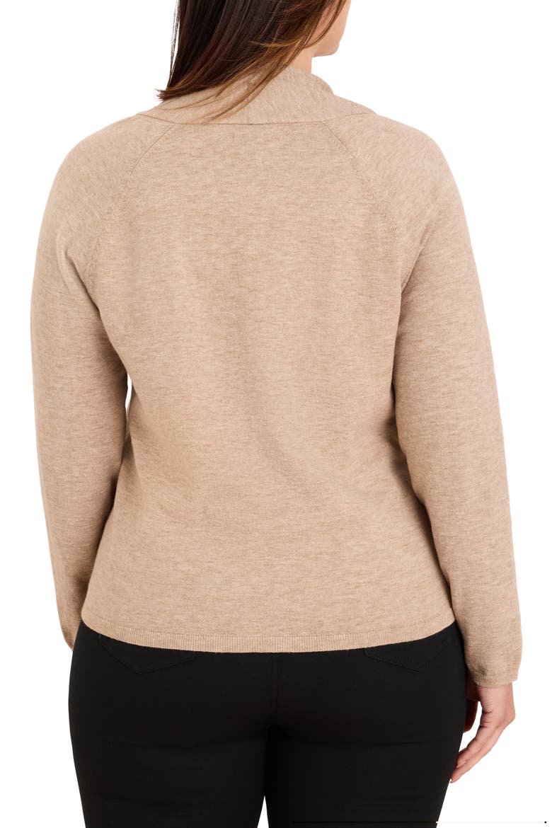 Shimmer Cinch Cotton Blend Sweater, Alternate, color, ALPACA