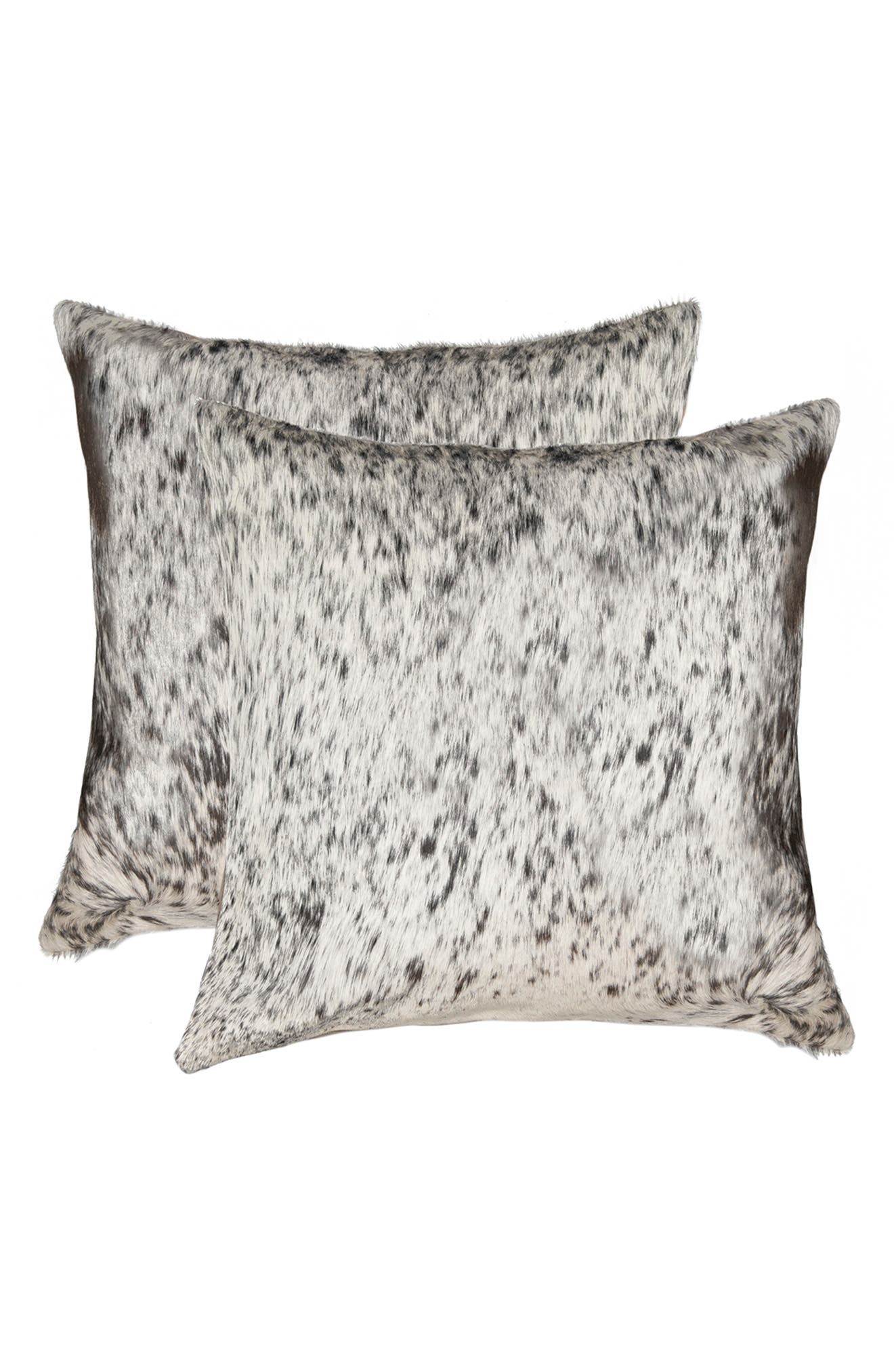 NATURAL Torino Kobe Dyed Cowhide Pillow - Set of 2