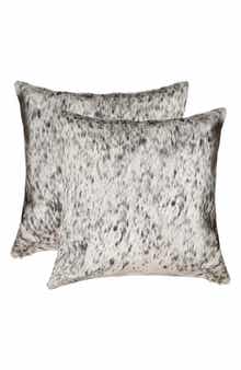 NATURAL Torino Kobe Dyed Cowhide Pillow - Set of 2