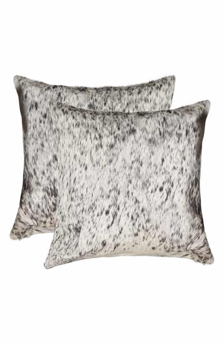 NATURAL Torino Kobe Dyed Cowhide Pillow - Set of 2