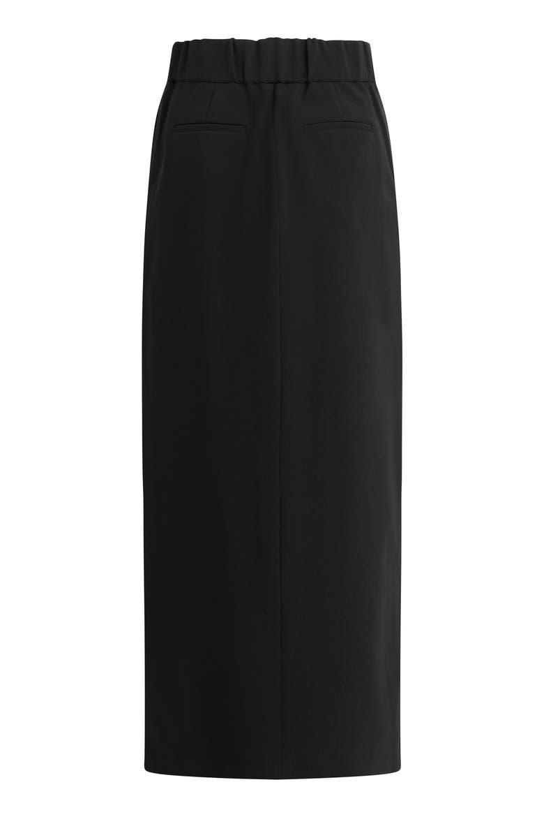 The Meyer Midi Skirt, Alternate, color, BLACK