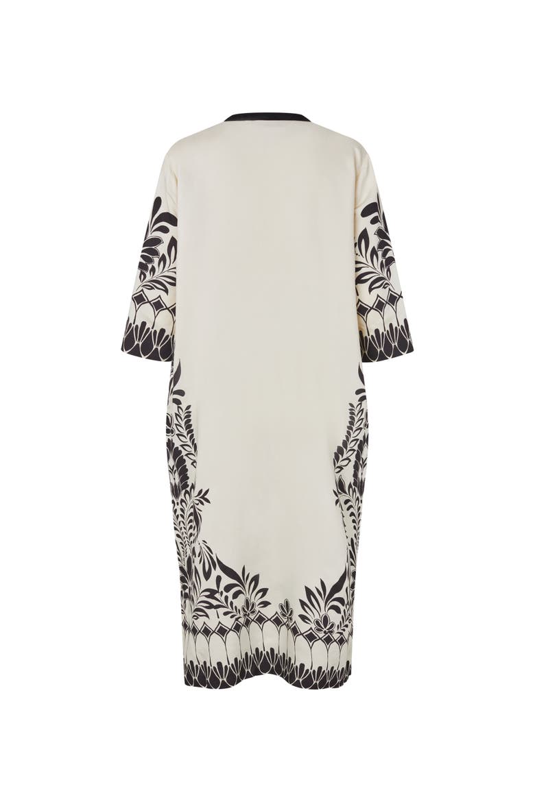Manovalitha Fluid Drape Tunic Dress, Alternate, color, Black