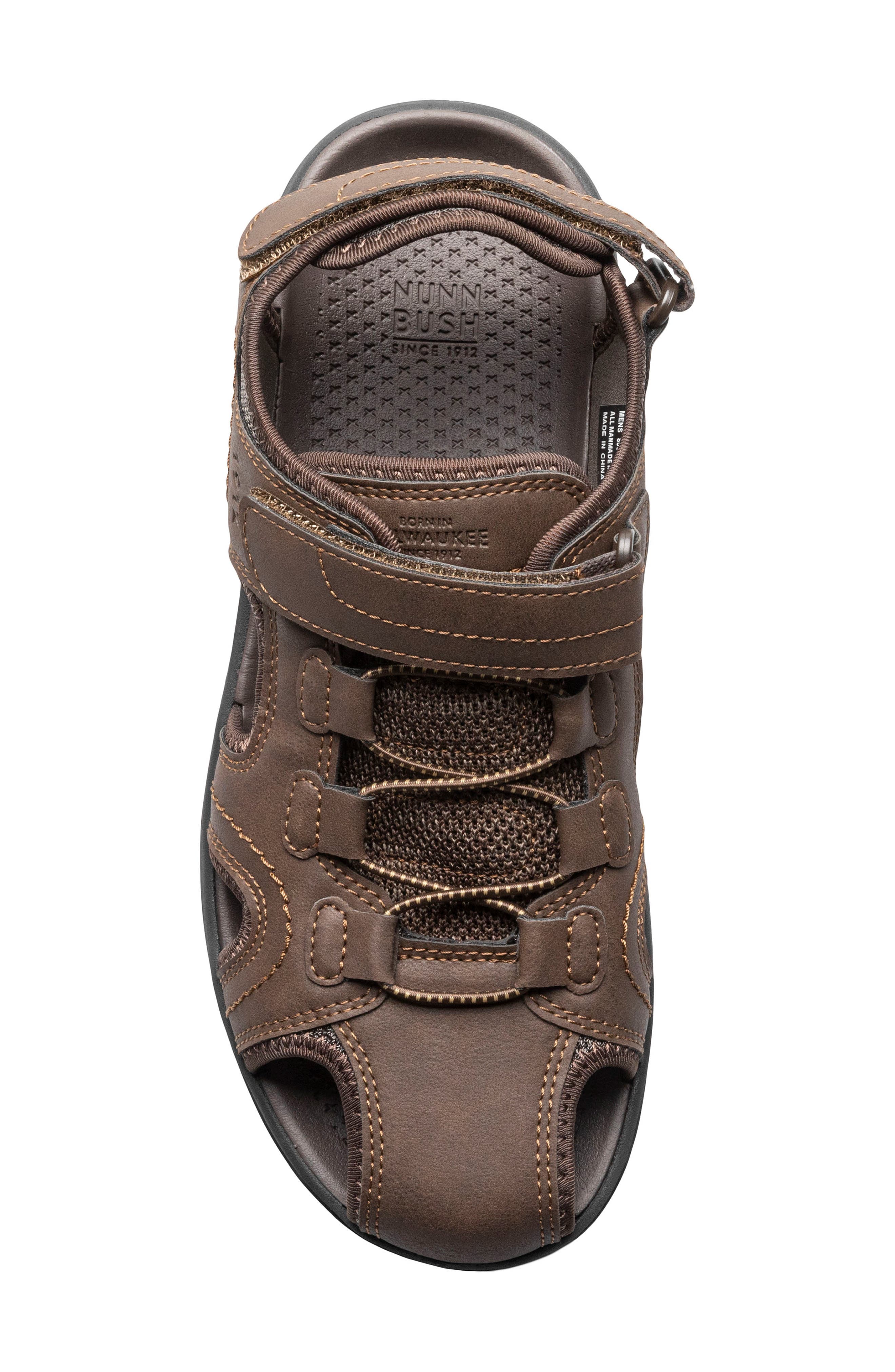 NUNN BUSH Huck Sport Sandal, Alternate, color, Brown