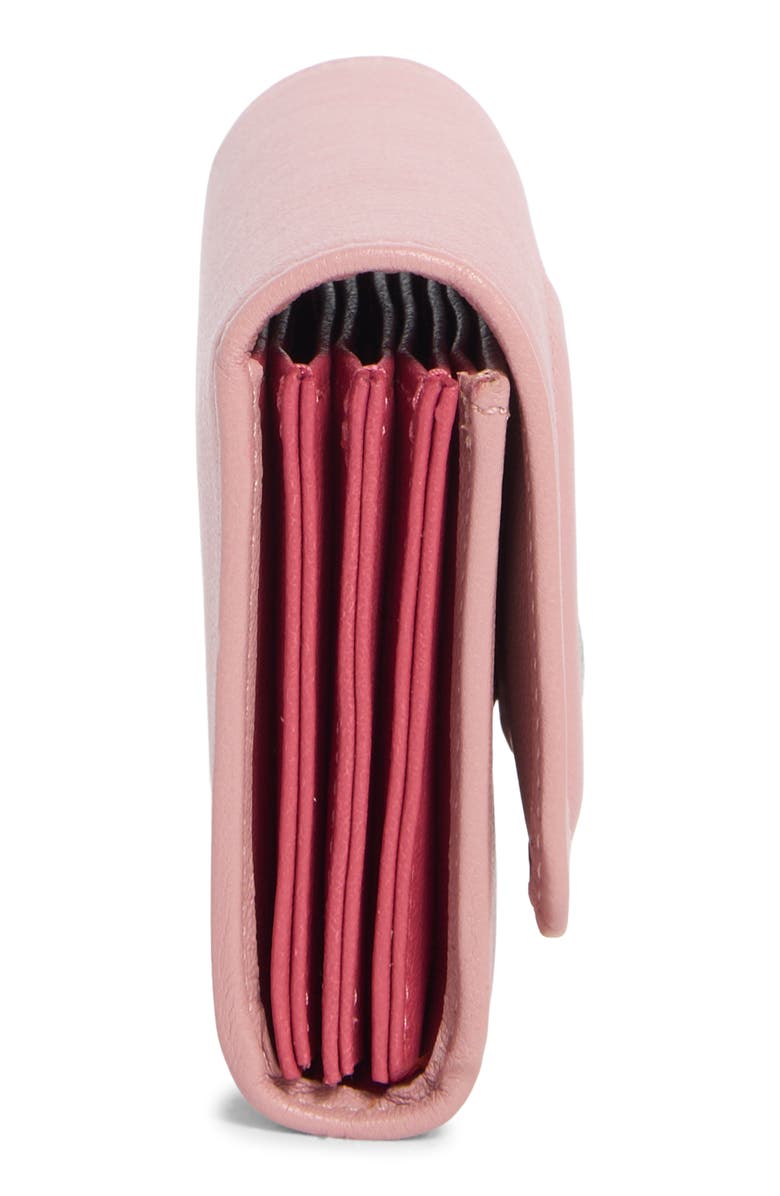 Longchamp Le Pliage Xtra Leather Flap Card Case, Alternate, color, Blush