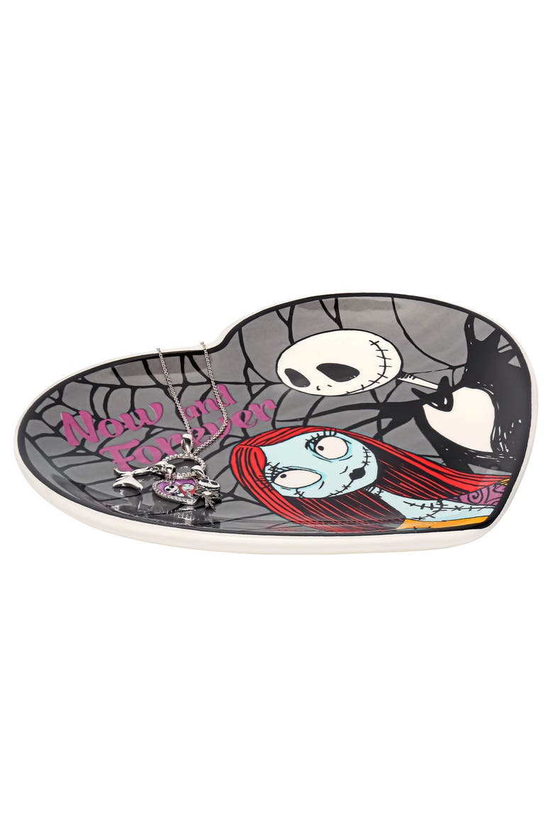 The Nightmare Before Christmas Jewelry Trinket Tray, Alternate, color, Multi