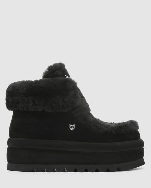 Bambi Tan Suede/Shearling