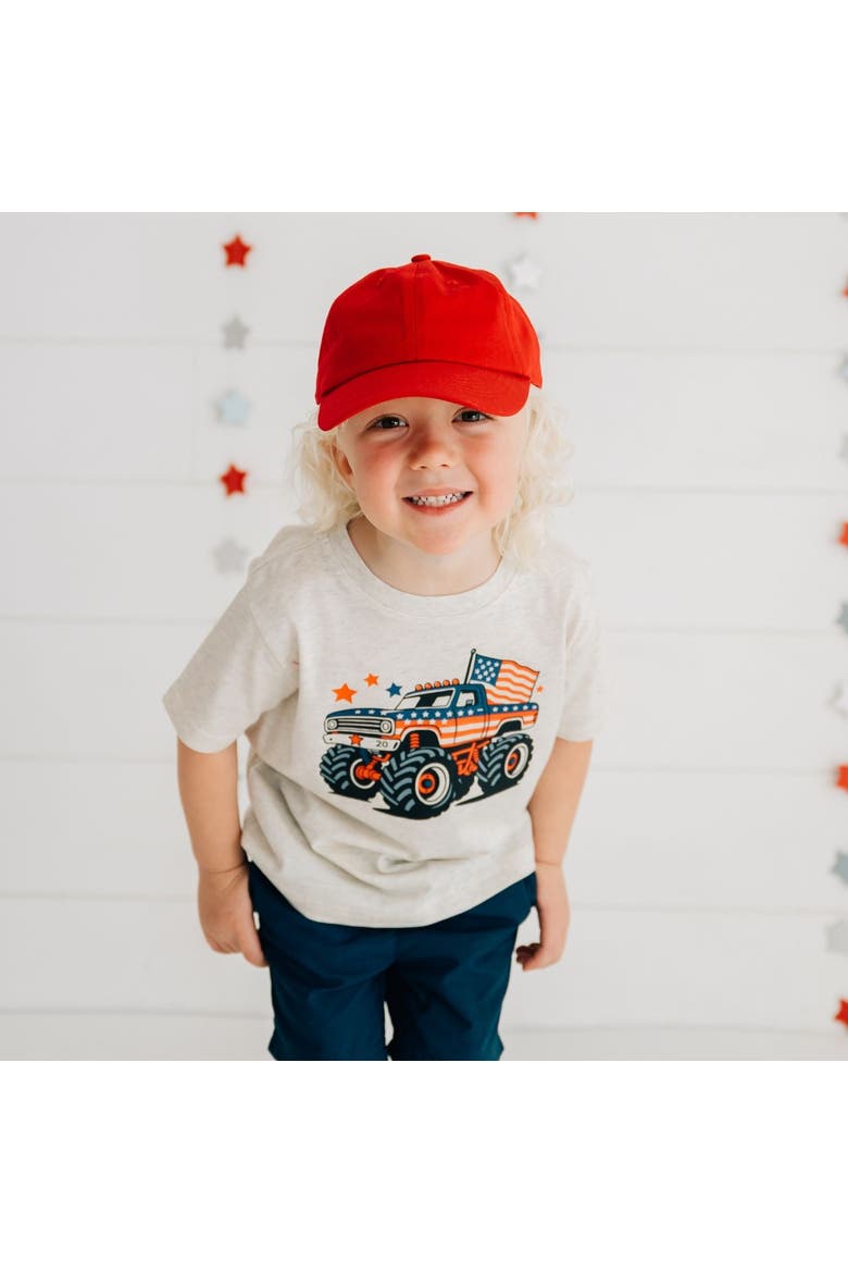 American Monster Truck Short Sleeve T-Shirt, Alternate, color, Natural Heather