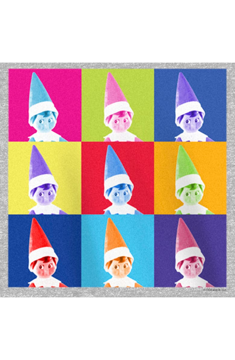 THE ELF ON THE SHELF Girl's The Elf on the Shelf Pop Art Portraits Graphic T-Shirt, Alternate, color, Athletic Heather