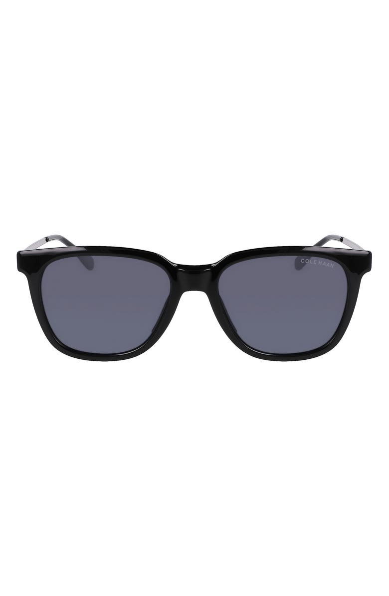 Cole Haan 53mm Polarized Square Sunglasses, Main, color, 