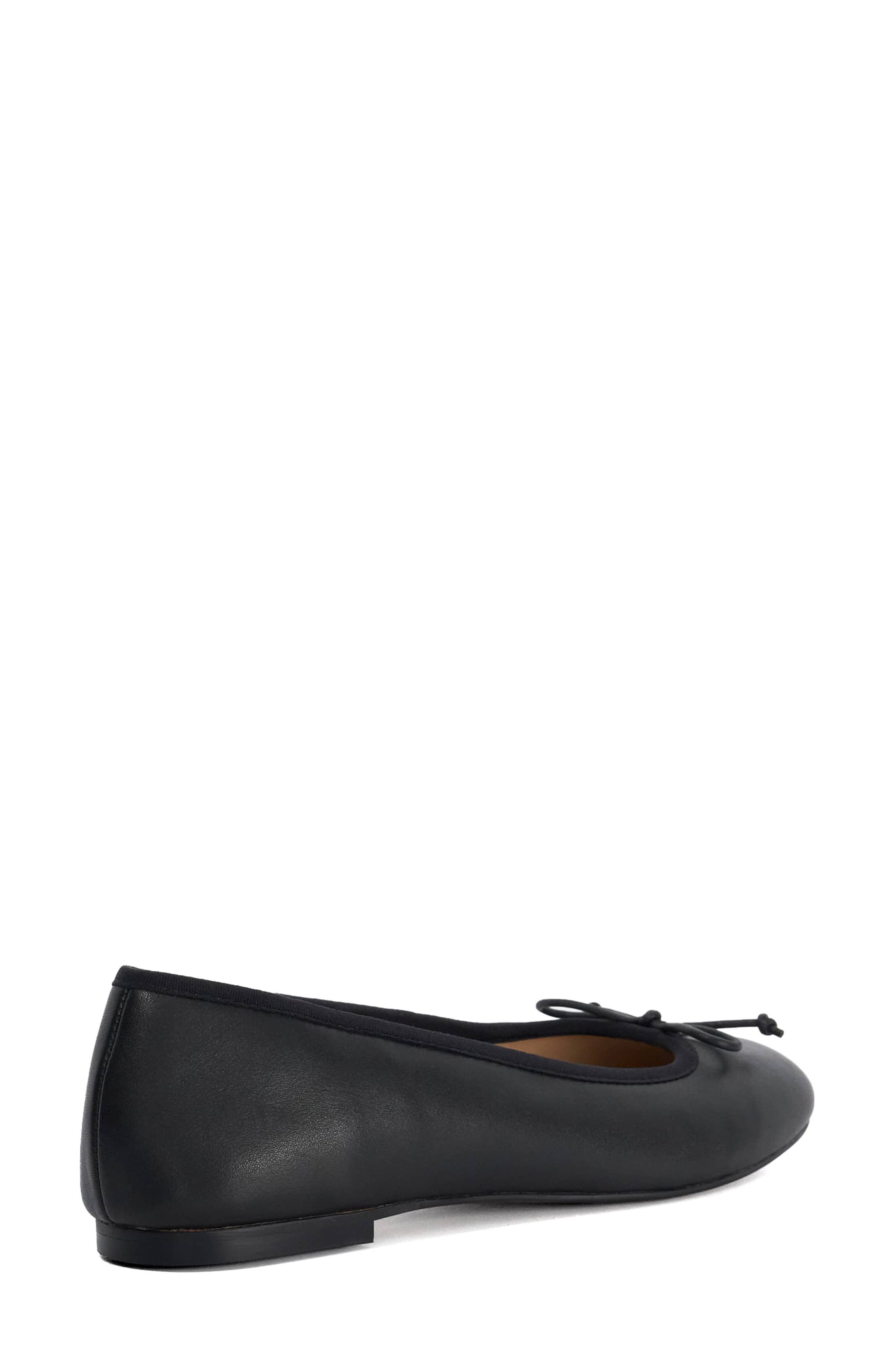 Dune London Helenne Ballet Flat, Alternate, color, Black