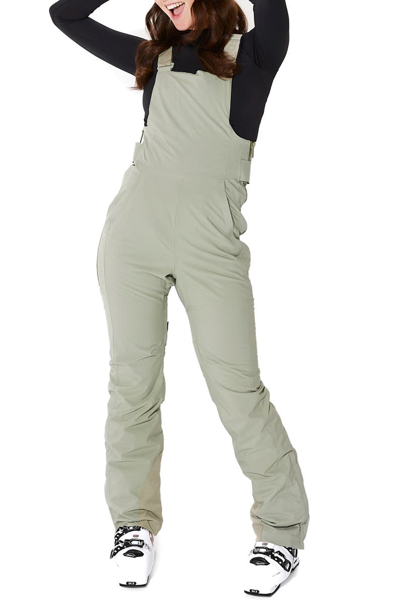 Halfdays Carson Waterproof Ski Bib, Main, color,