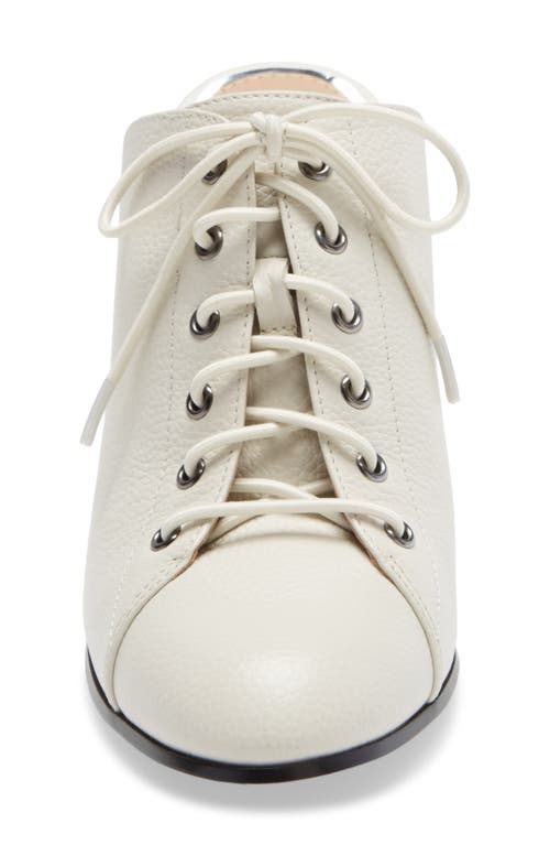 Linea Paolo Sylvie Lace-up Mule In Neutral