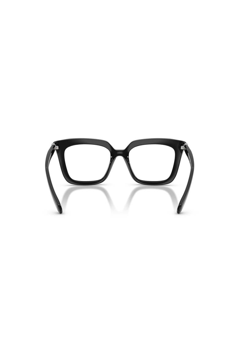 51mm Square optical glasses, Alternate, color, BLACK/ DEMO LENS