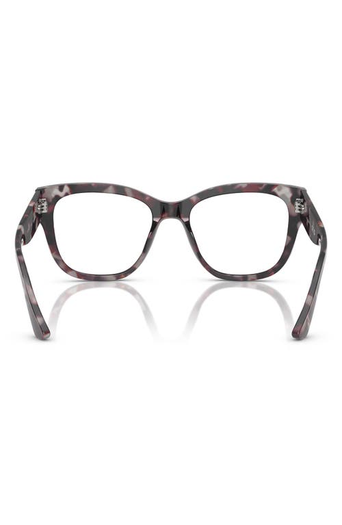 Vogue 53mm Square Optical Glasses In Grey Tort