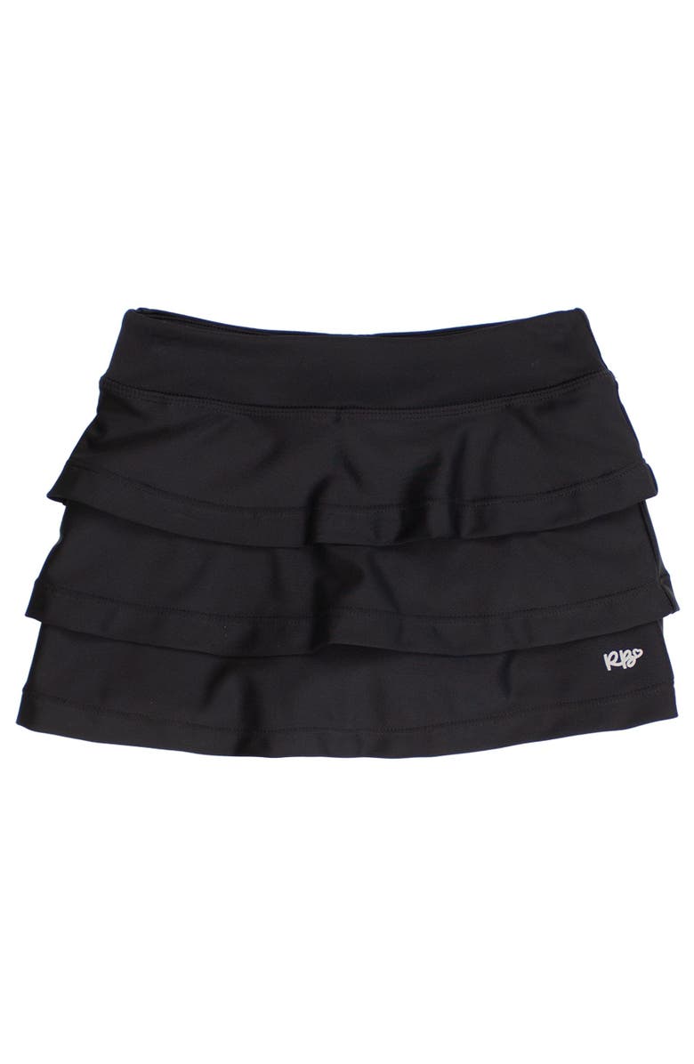 RuffleButts Girls Active Skort, Main, color, Black