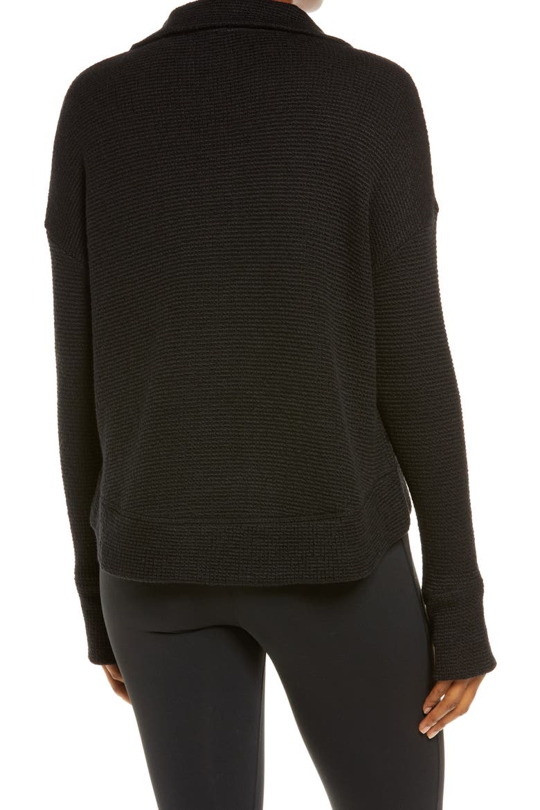 Restful Bouclé Jacket, Alternate, color, BLACK