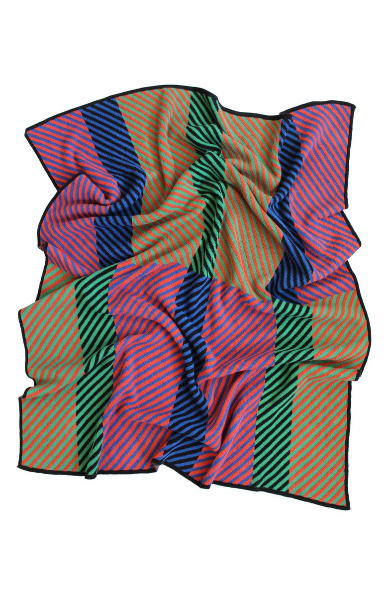 DITTOHOUSE Optical Movement Throw Blanket, Alternate, color, 