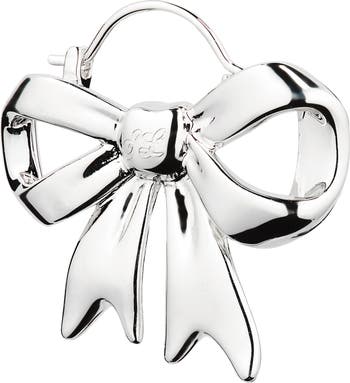 SANDY LIANG MONYO HOOPS ピアス Sandy Liang Monyo Bow Hoop Earrings | Nordstrom
