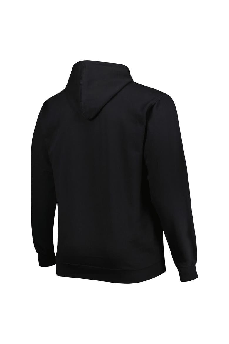 Men's Black Sacramento Kings Big & Tall Heart & Soul Pullover Hoodie, Alternate, color, Black