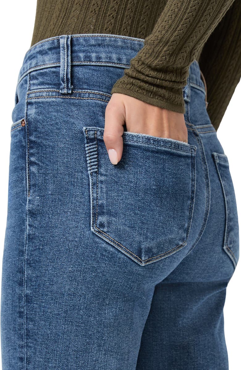 PAIGE Laurel Canyon High Waist Bootcut Jeans, Alternate, color, Hackney