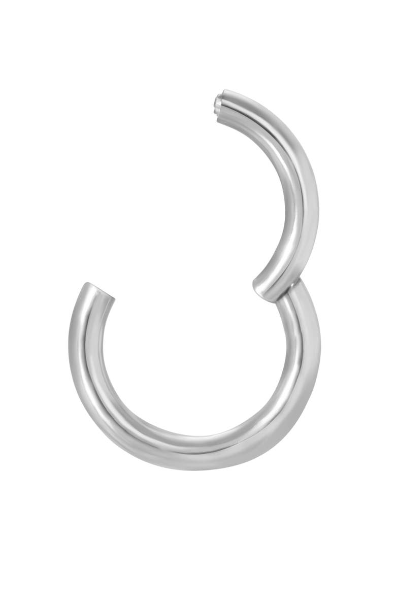 KOZAKH Set of 3 Linkie Charm Rings, 8mm, Alternate, color, Silver