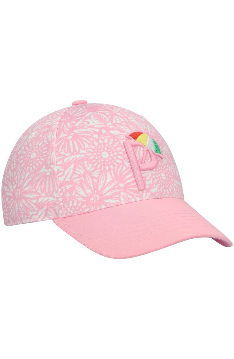 PUMA Women's Puma Pink Arnold Palmer Invitational Flowers Adjustable Hat, Alternate, color, 